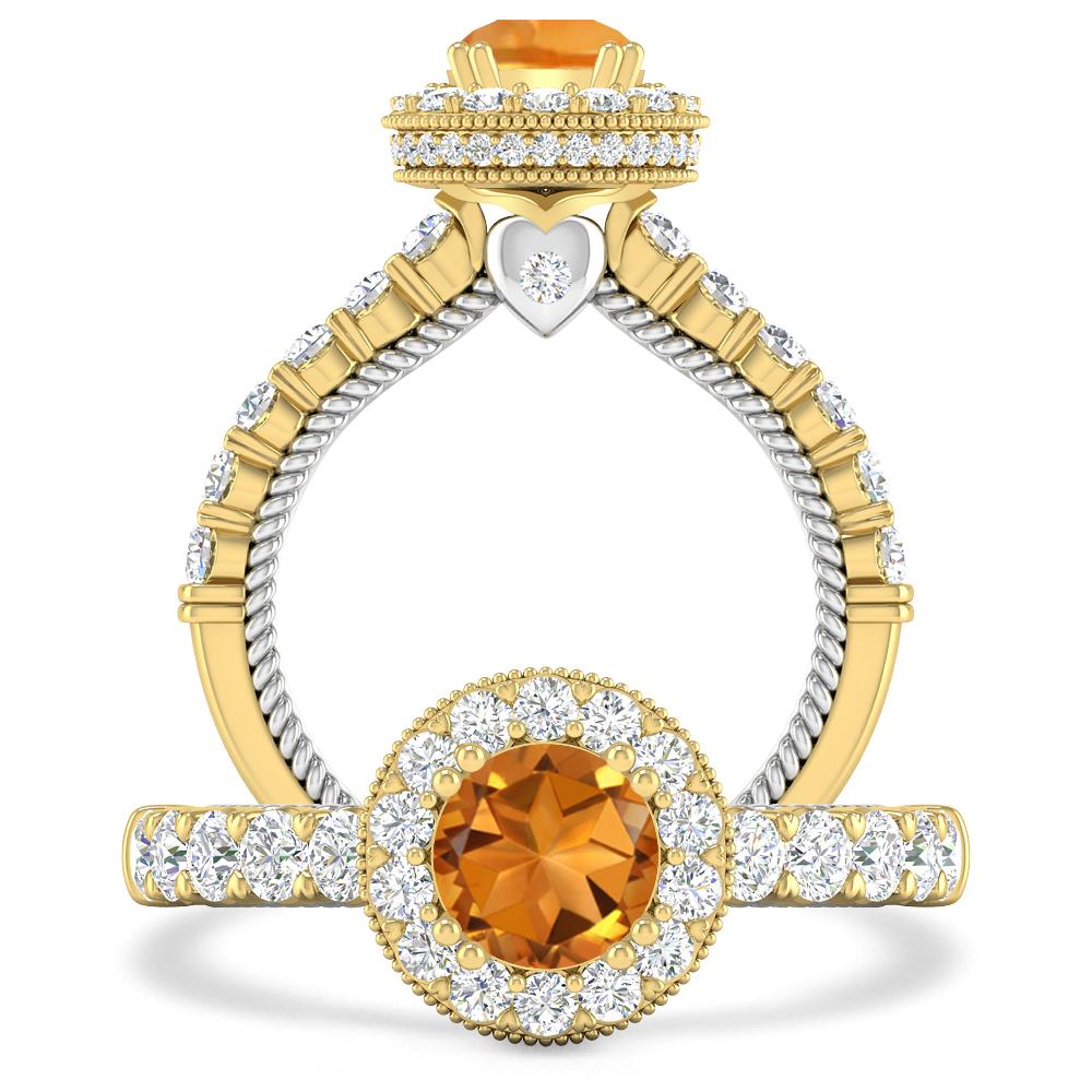 Yellow Gold - Citrine