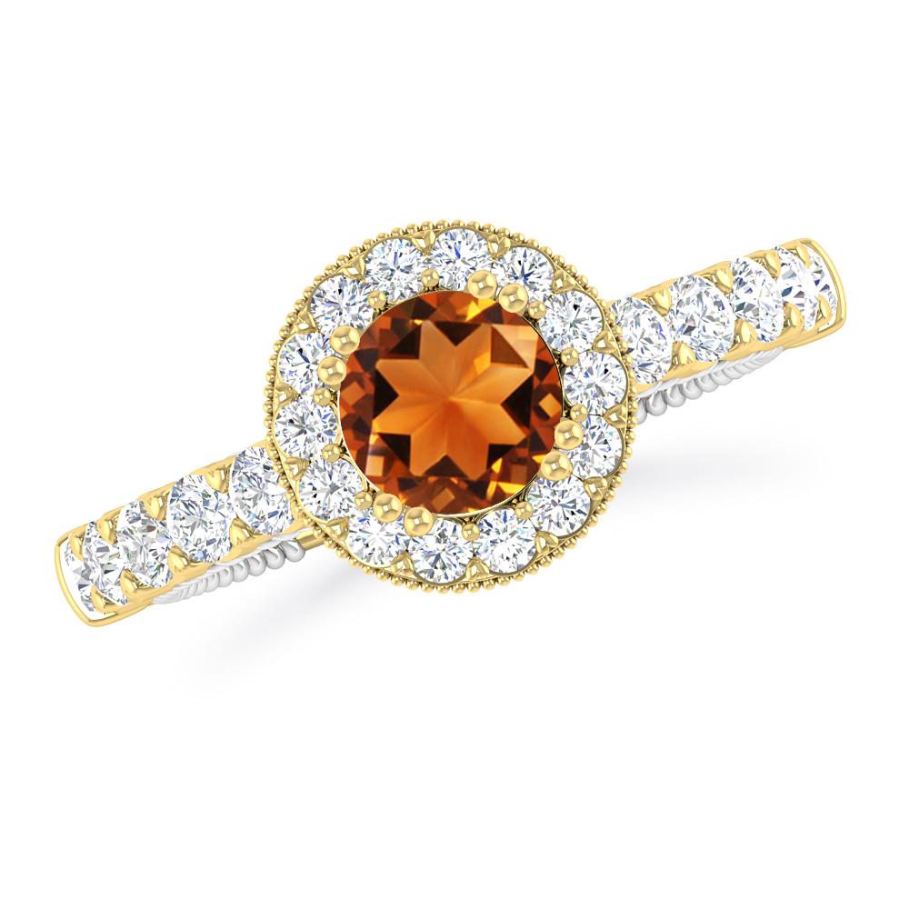 Yellow Gold - Citrine