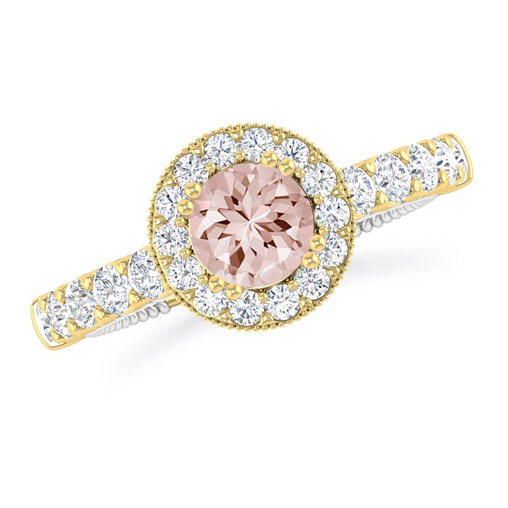 Yellow Gold - Morganite