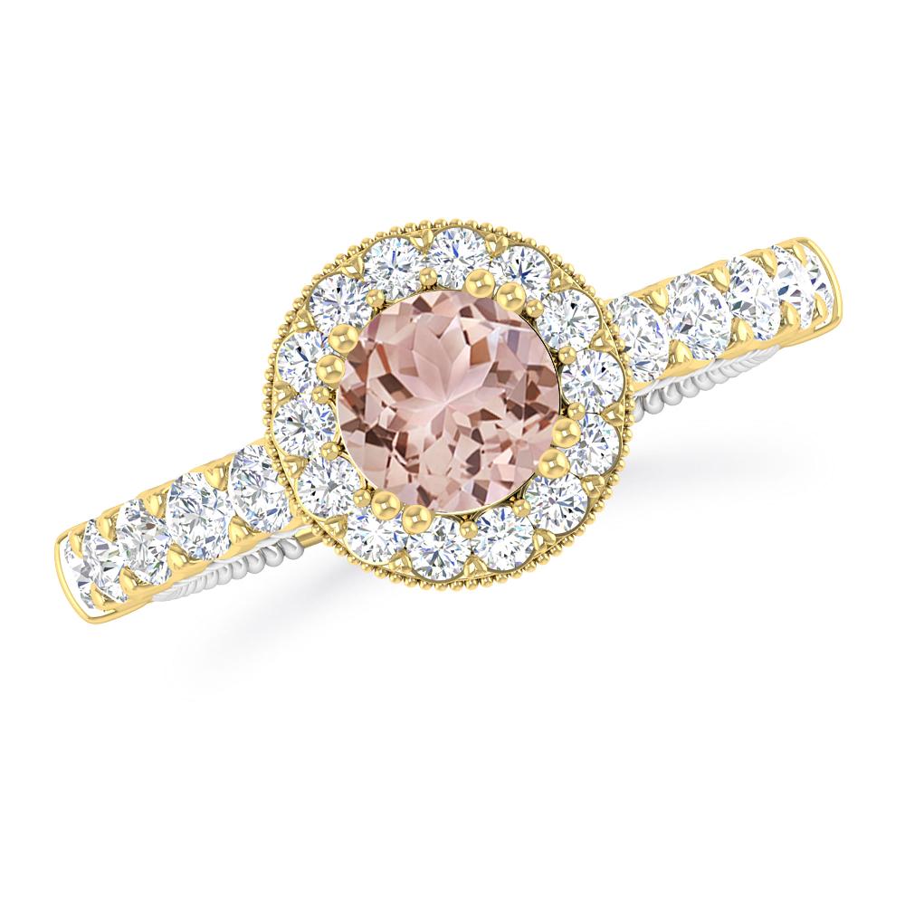 Yellow Gold - Morganite