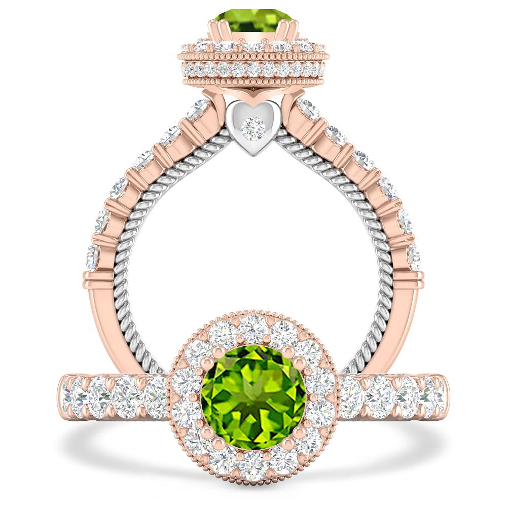 Rose Gold - Peridot