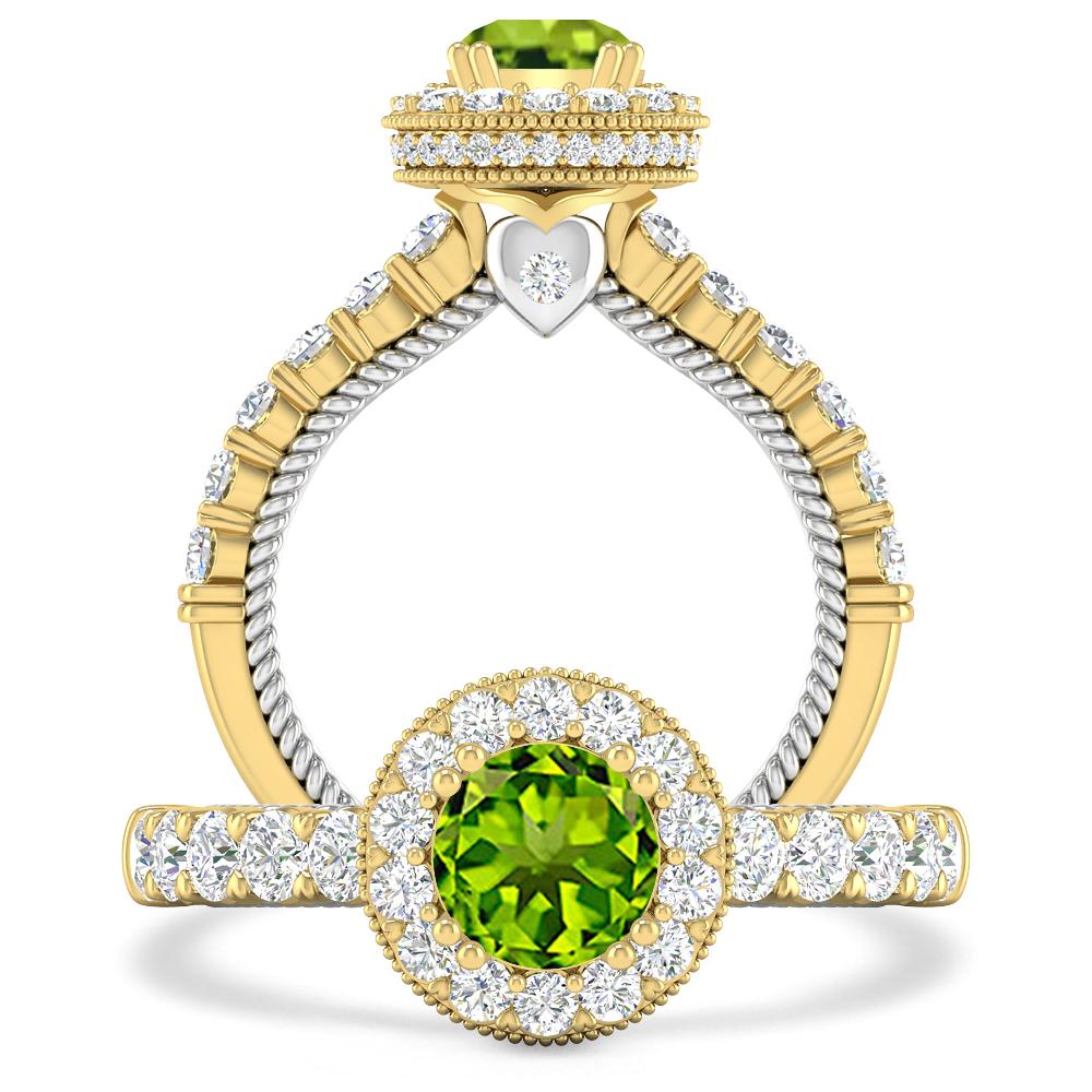 Yellow Gold - Peridot