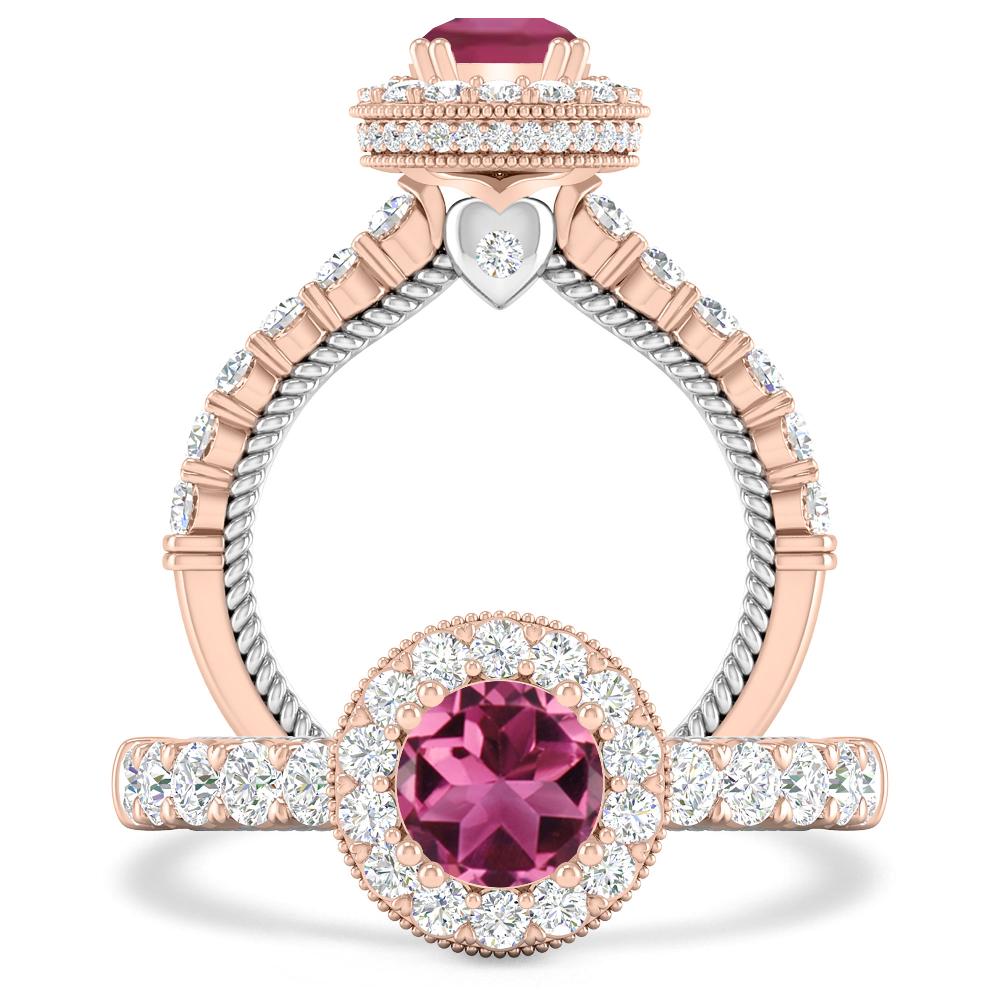 Rose Gold - Pink Tourmaline