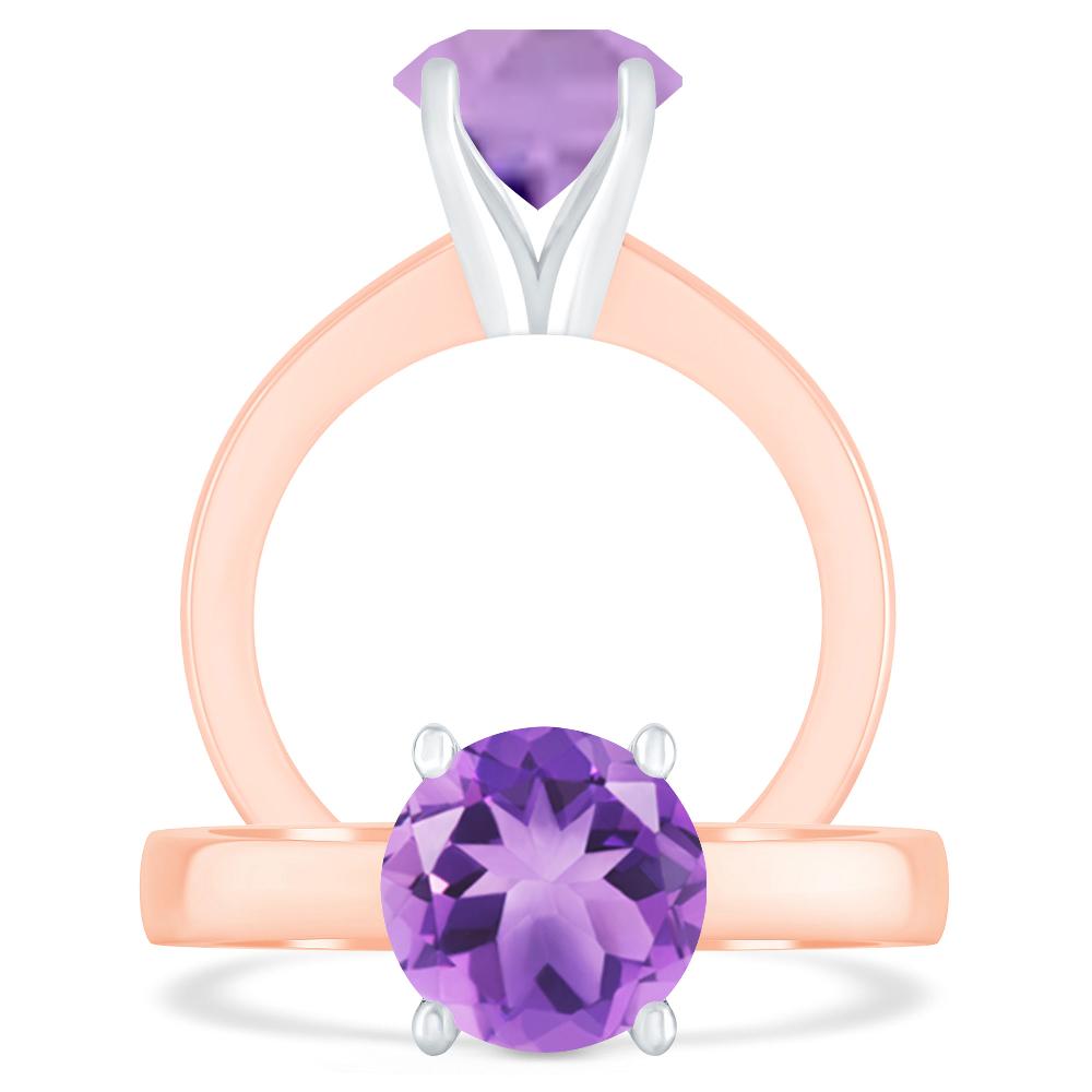 Rose Gold - Amethyst