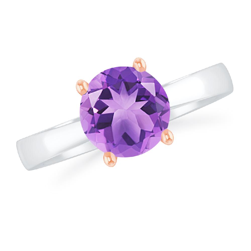 White Gold - Amethyst