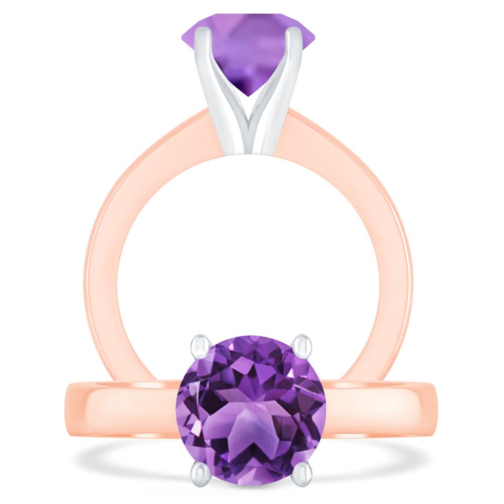 Rose Gold - Amethyst