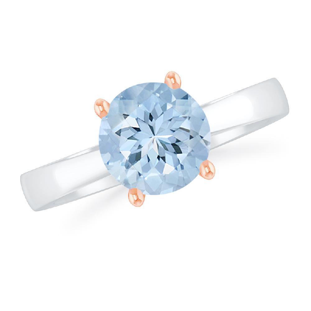 White Gold - Aquamarine