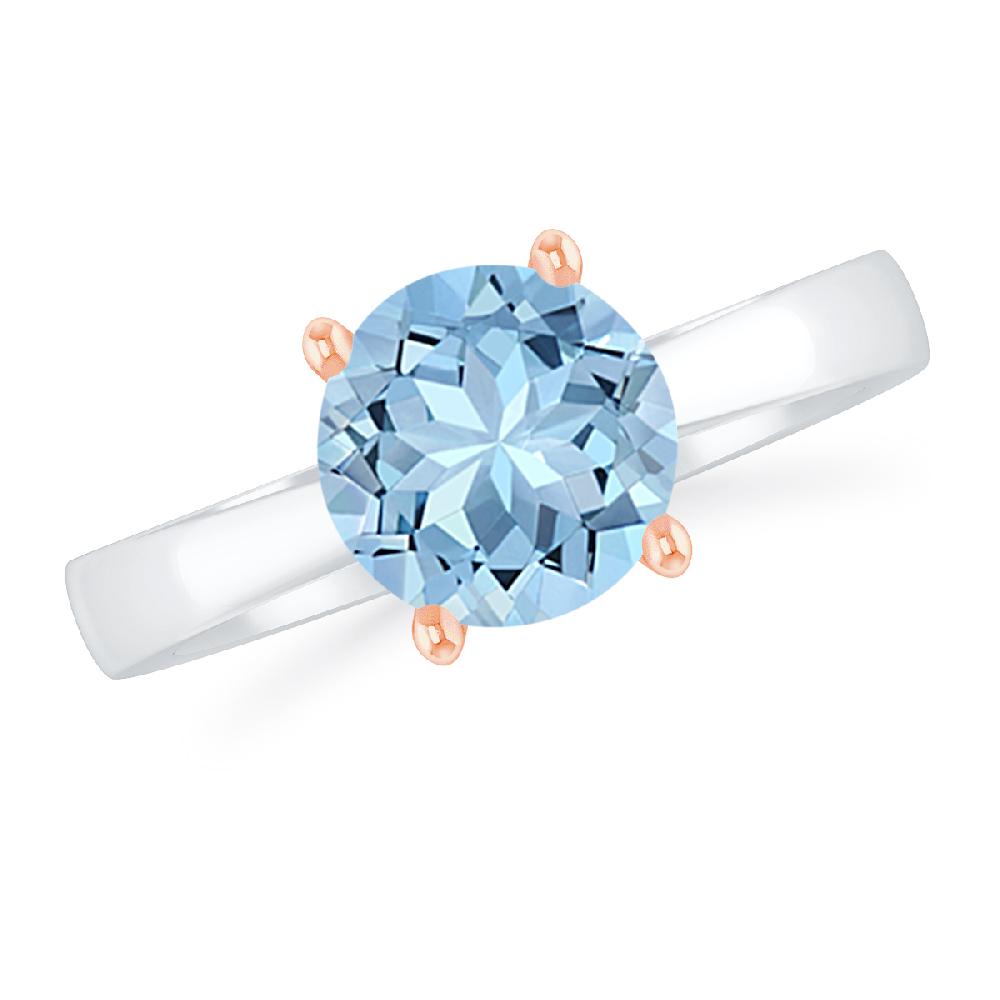 White Gold - Aquamarine