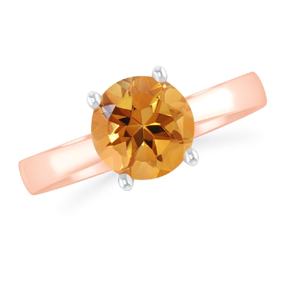 Rose Gold - Citrine