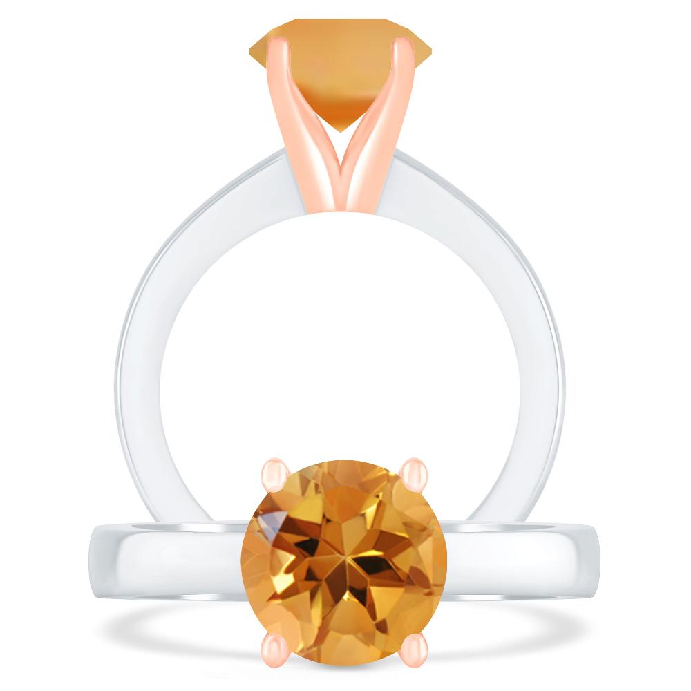 White Gold - Citrine