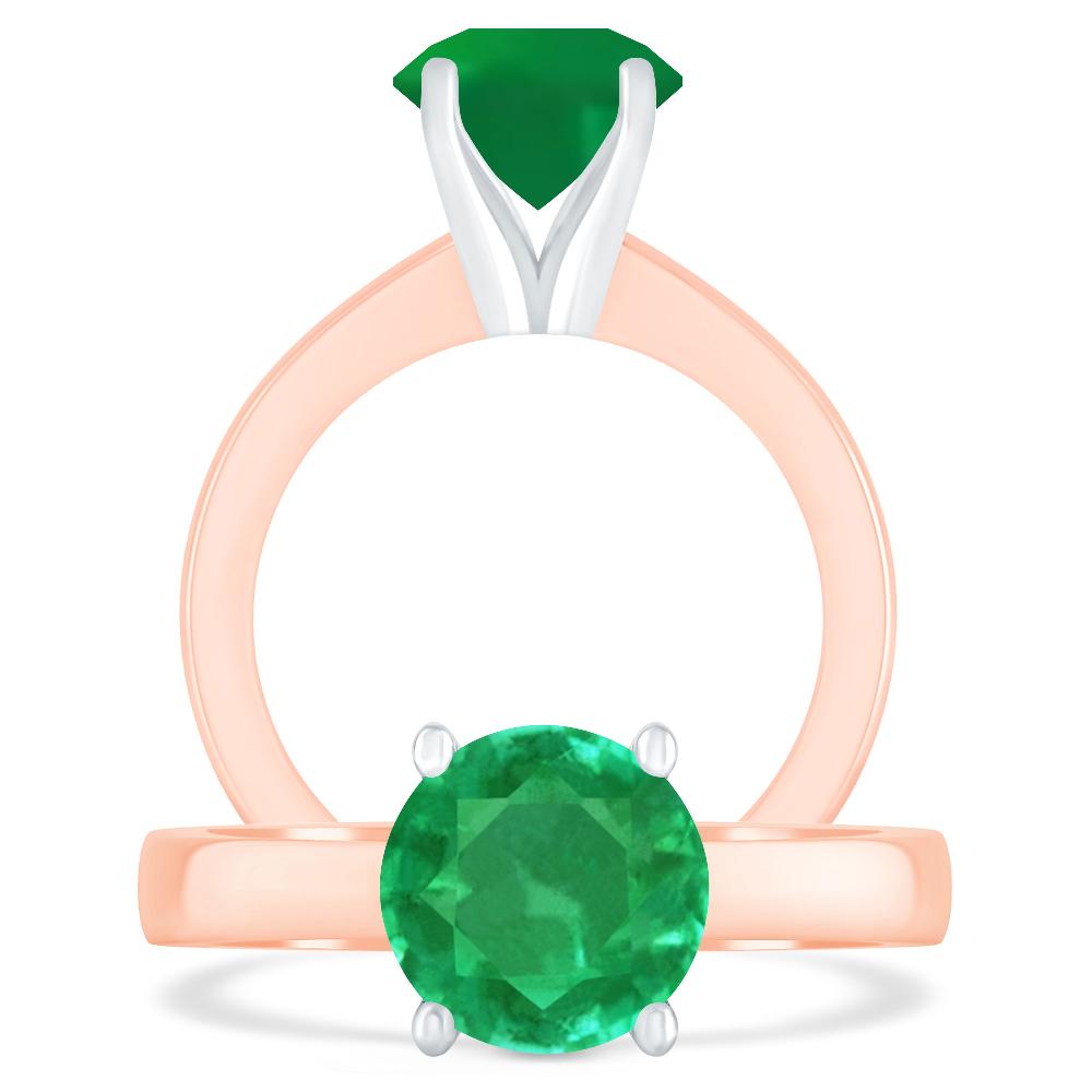 Rose Gold - Emerald