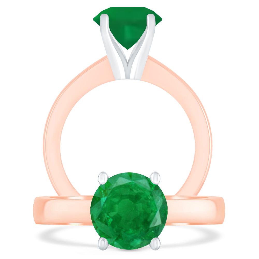 Rose Gold - Emerald