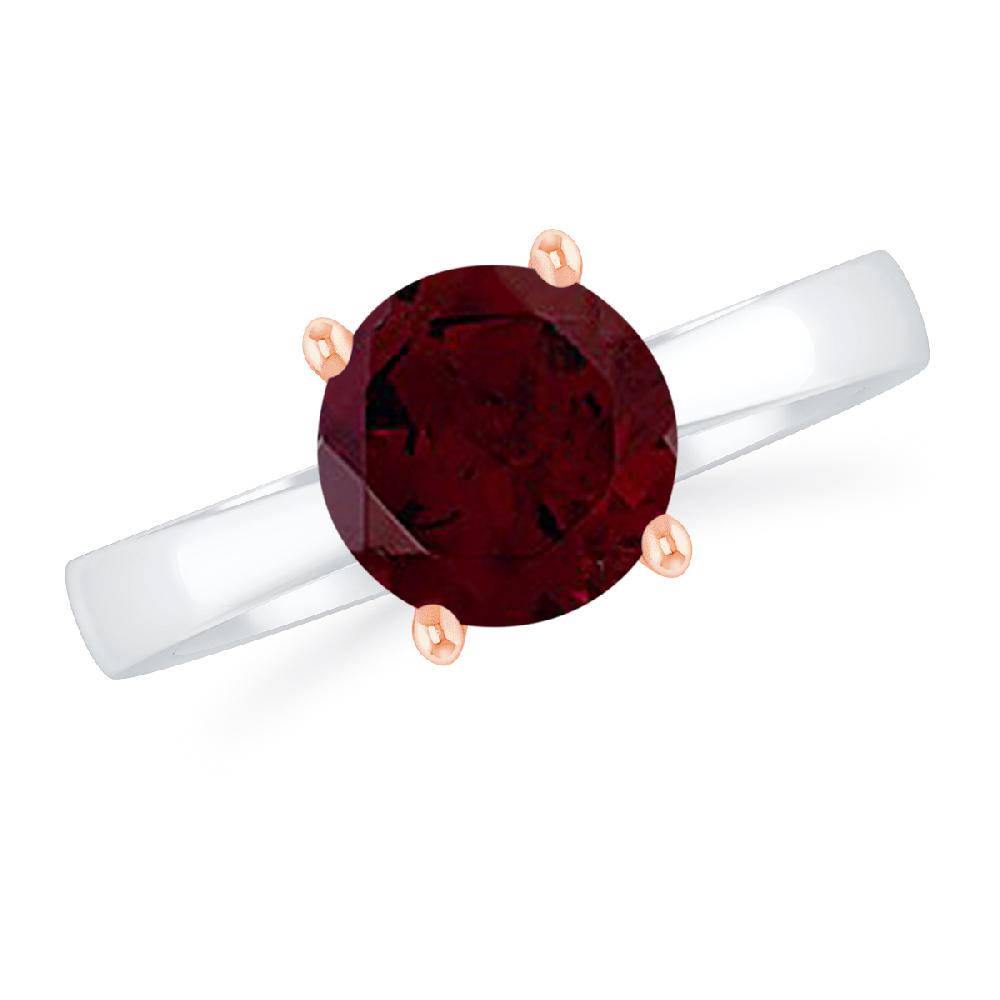 White Gold - Garnet