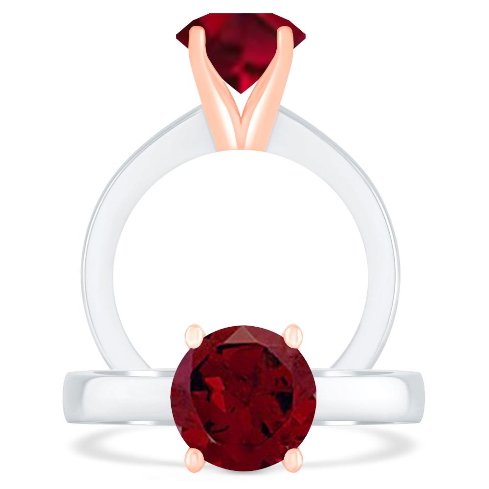 White Gold - Garnet