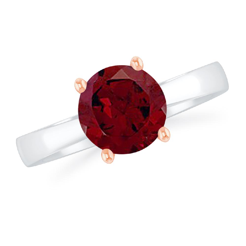 White Gold - Garnet