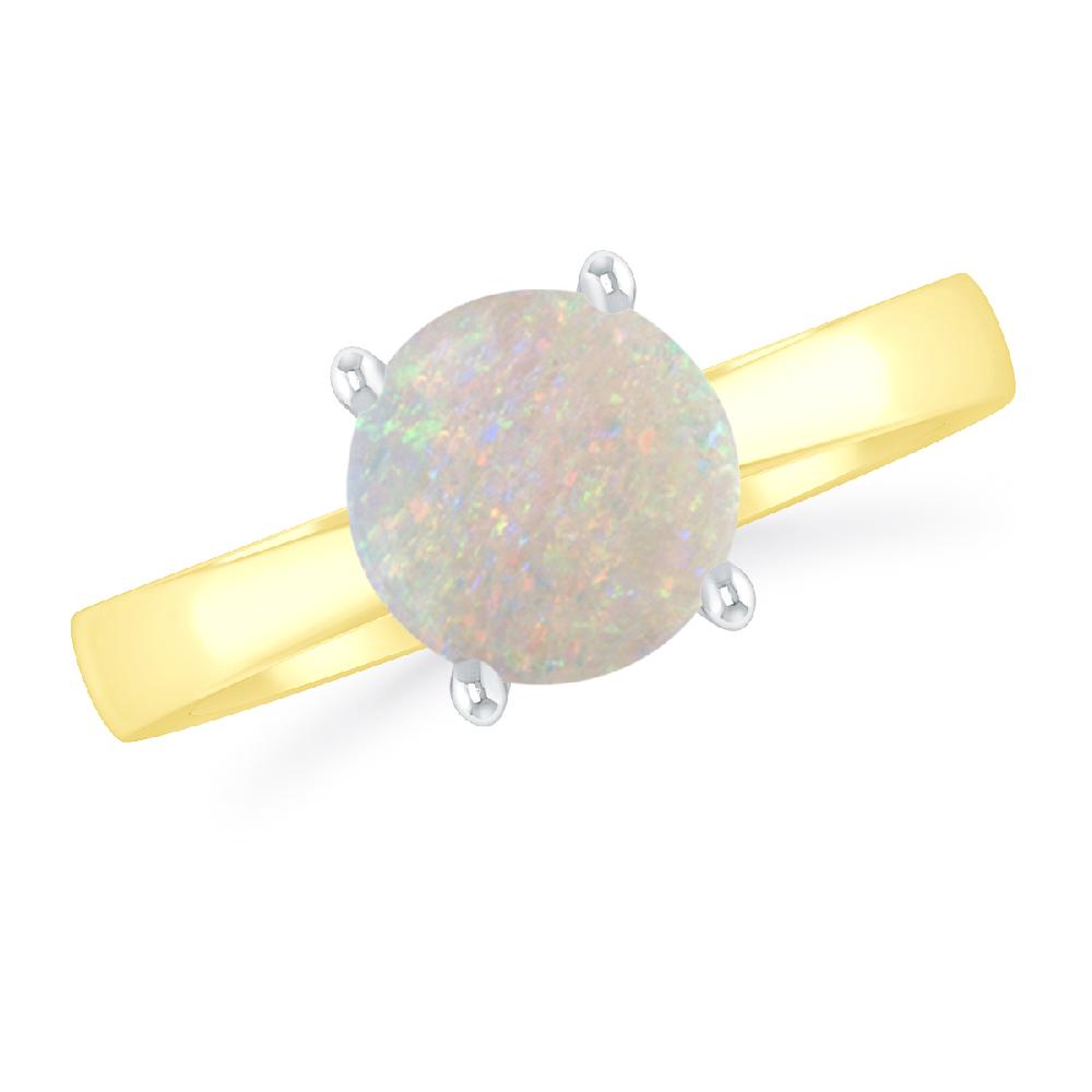 Yellow Gold - Opal