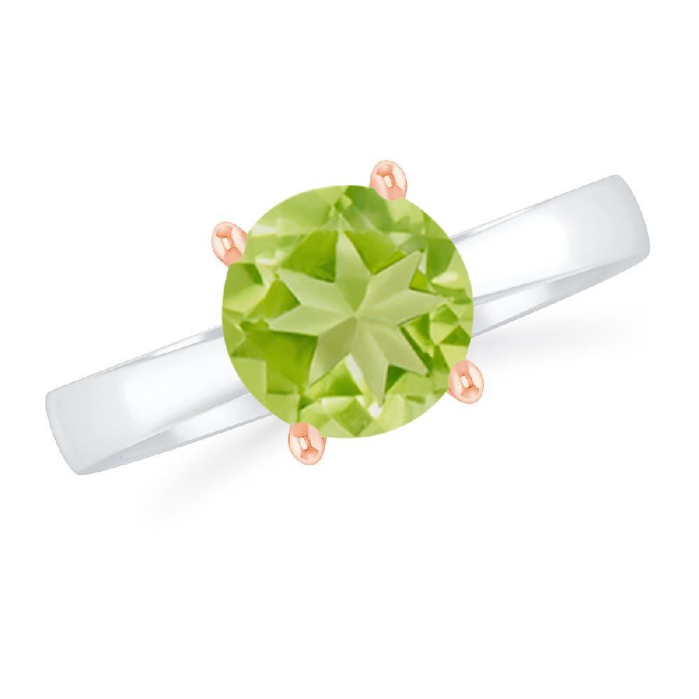 White Gold - Peridot