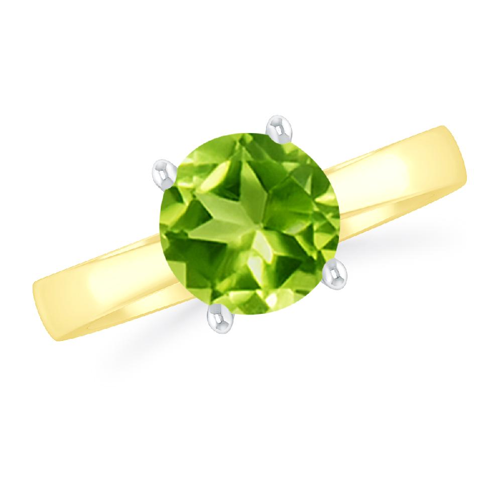 Yellow Gold - Peridot