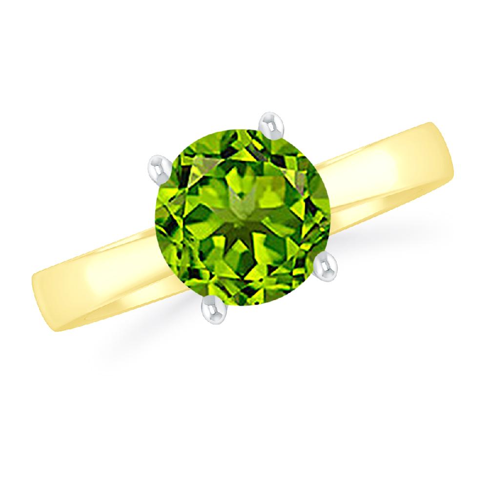 Yellow Gold - Peridot