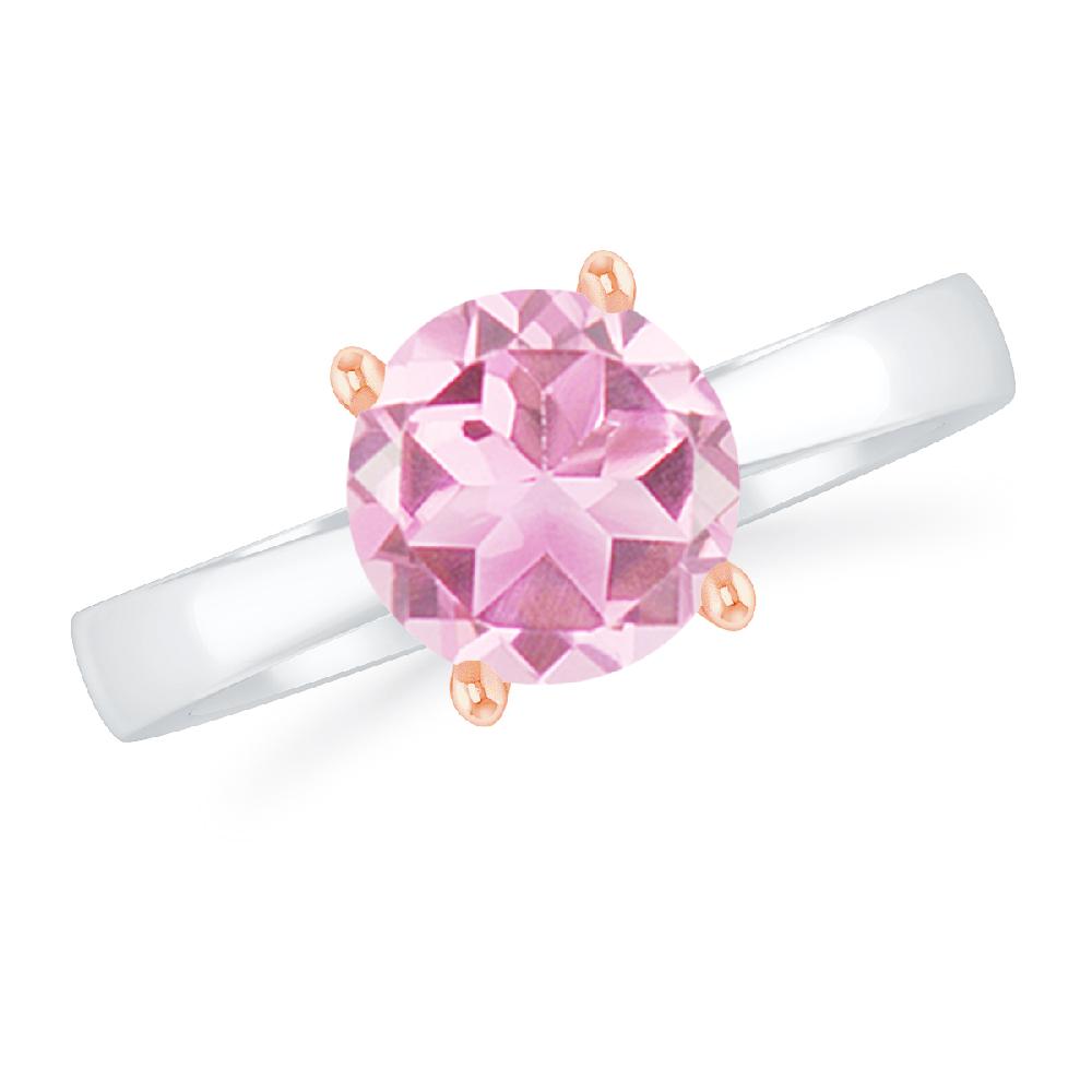 White Gold - Pink Tourmaline