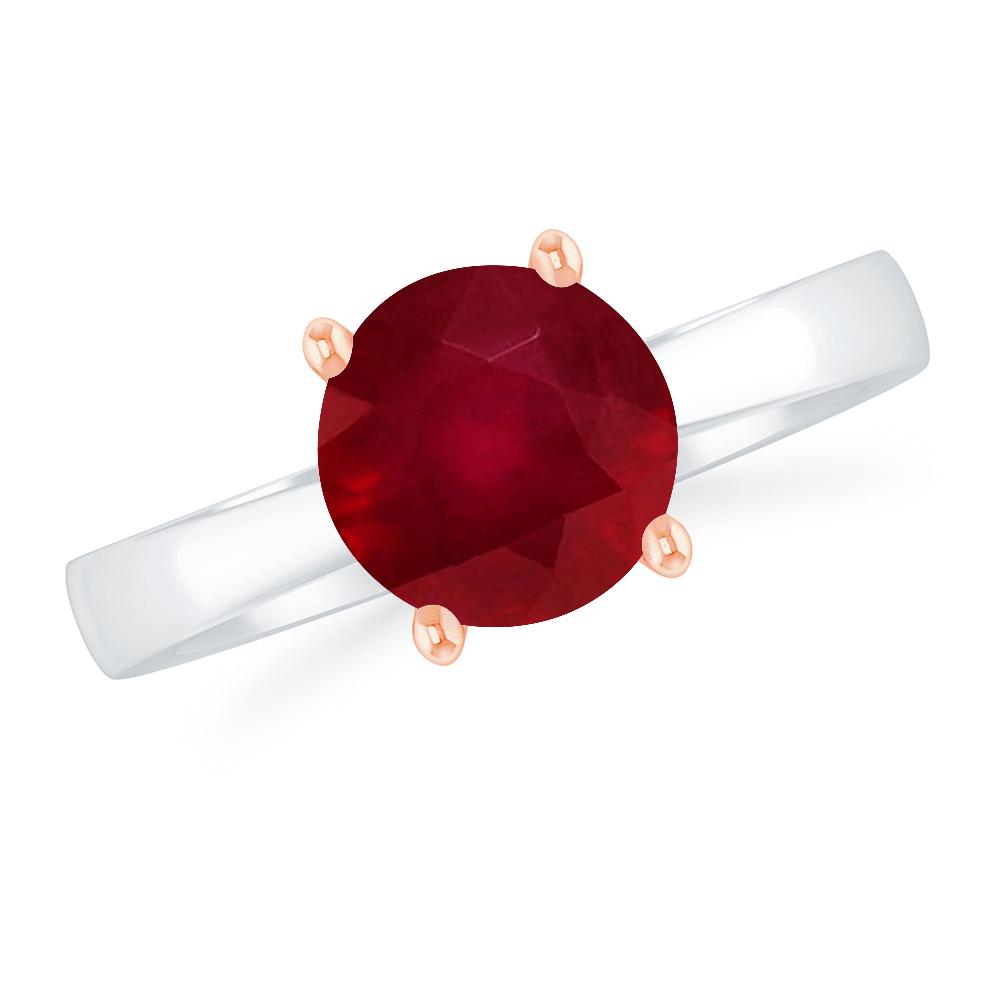 White Gold - Ruby