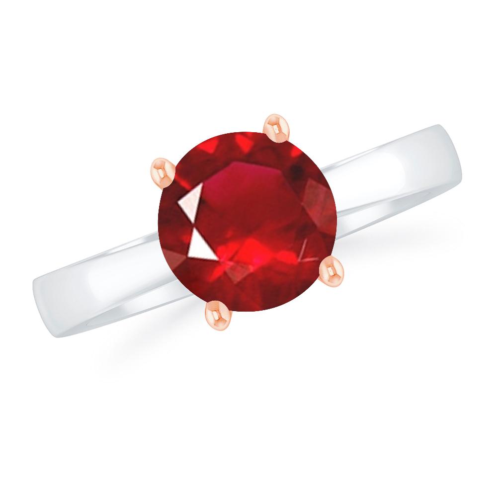 White Gold - Ruby