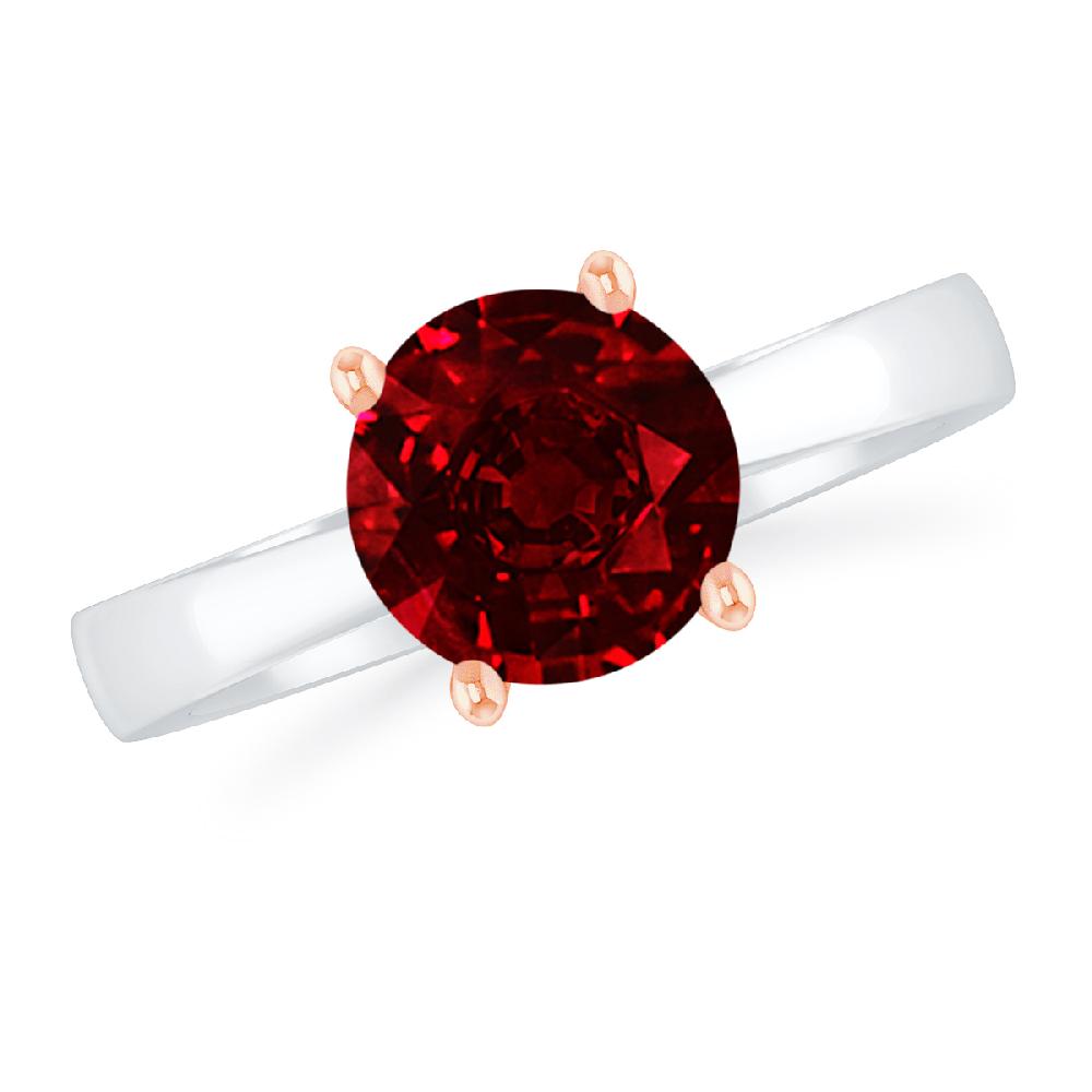 White Gold - Ruby