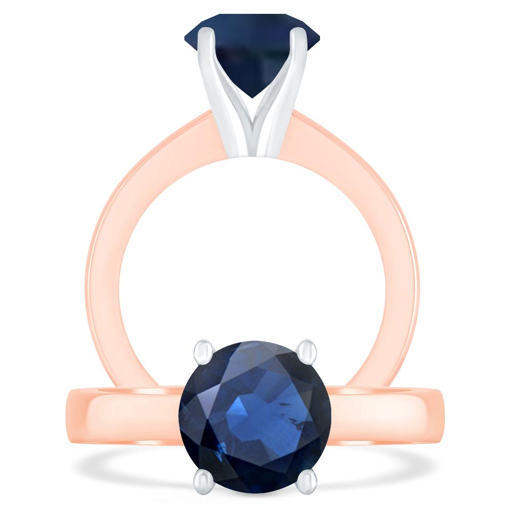 Rose Gold - Sapphire