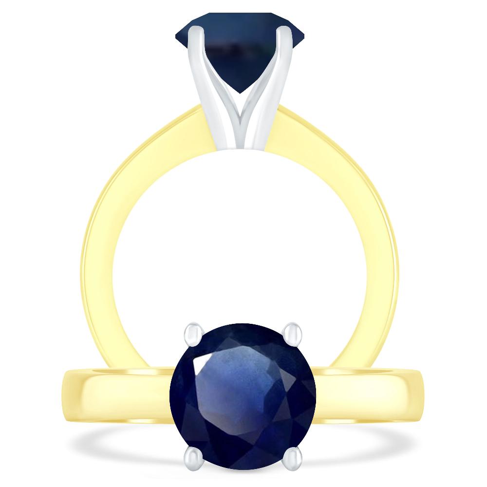 Yellow Gold - Sapphire