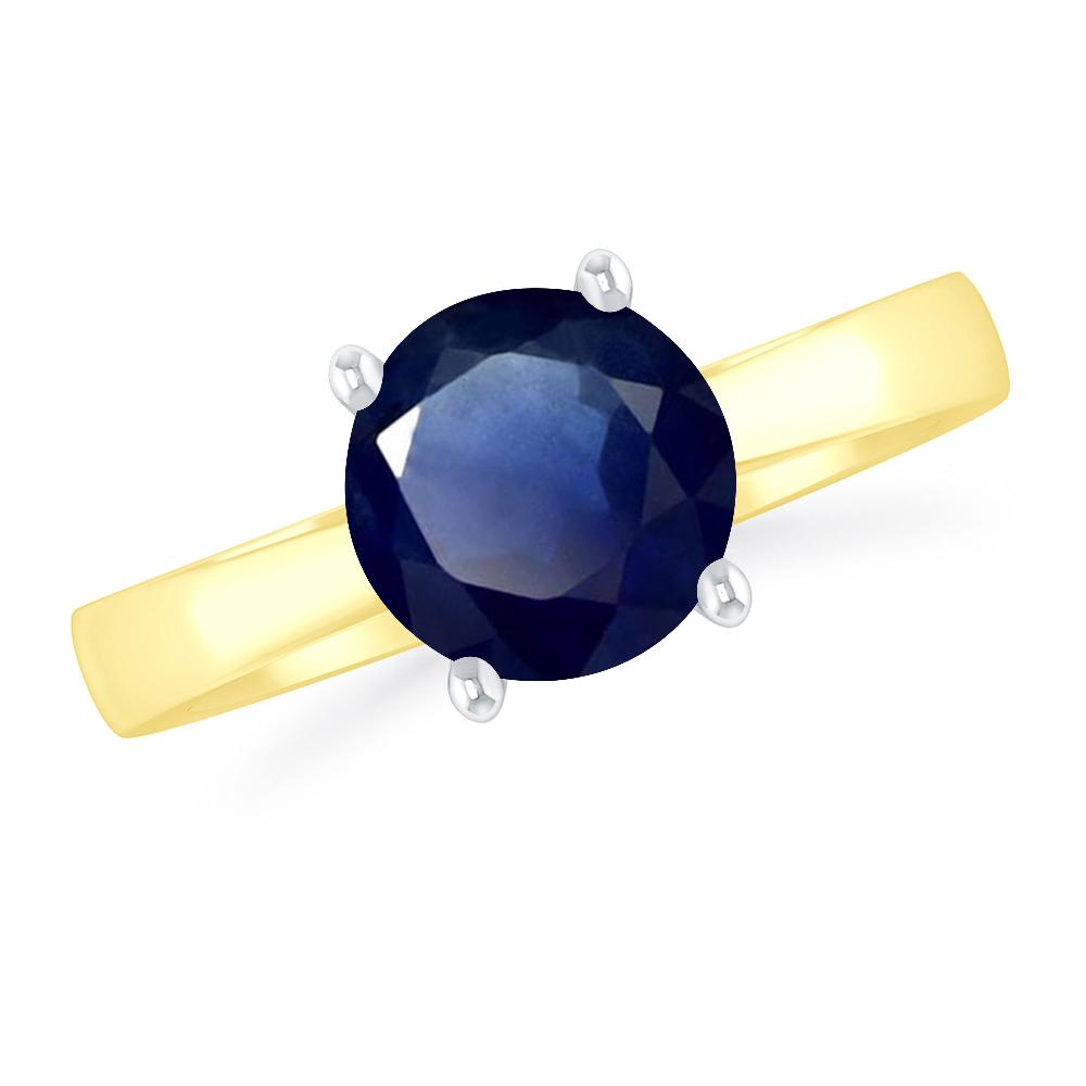 Yellow Gold - Sapphire