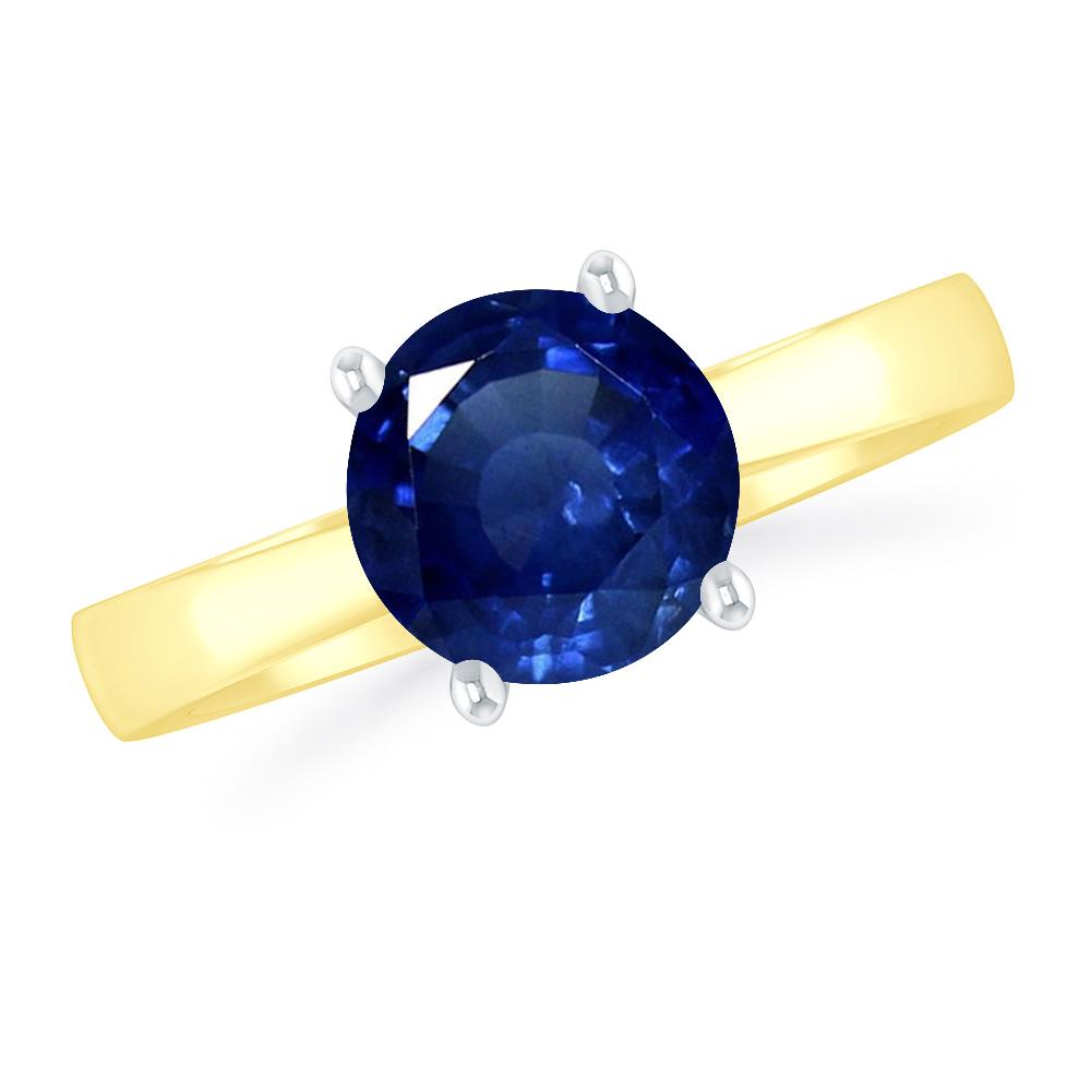 Yellow Gold - Sapphire