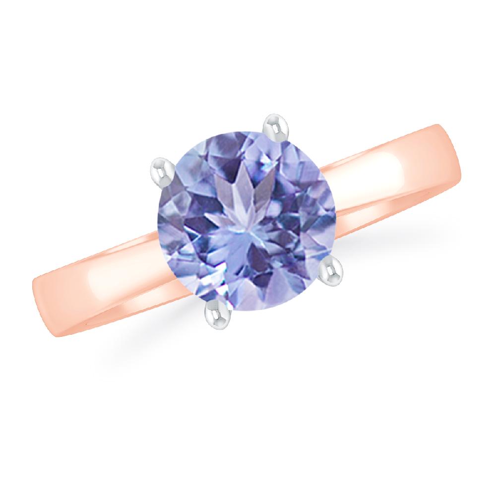 Rose Gold - Tanzanite