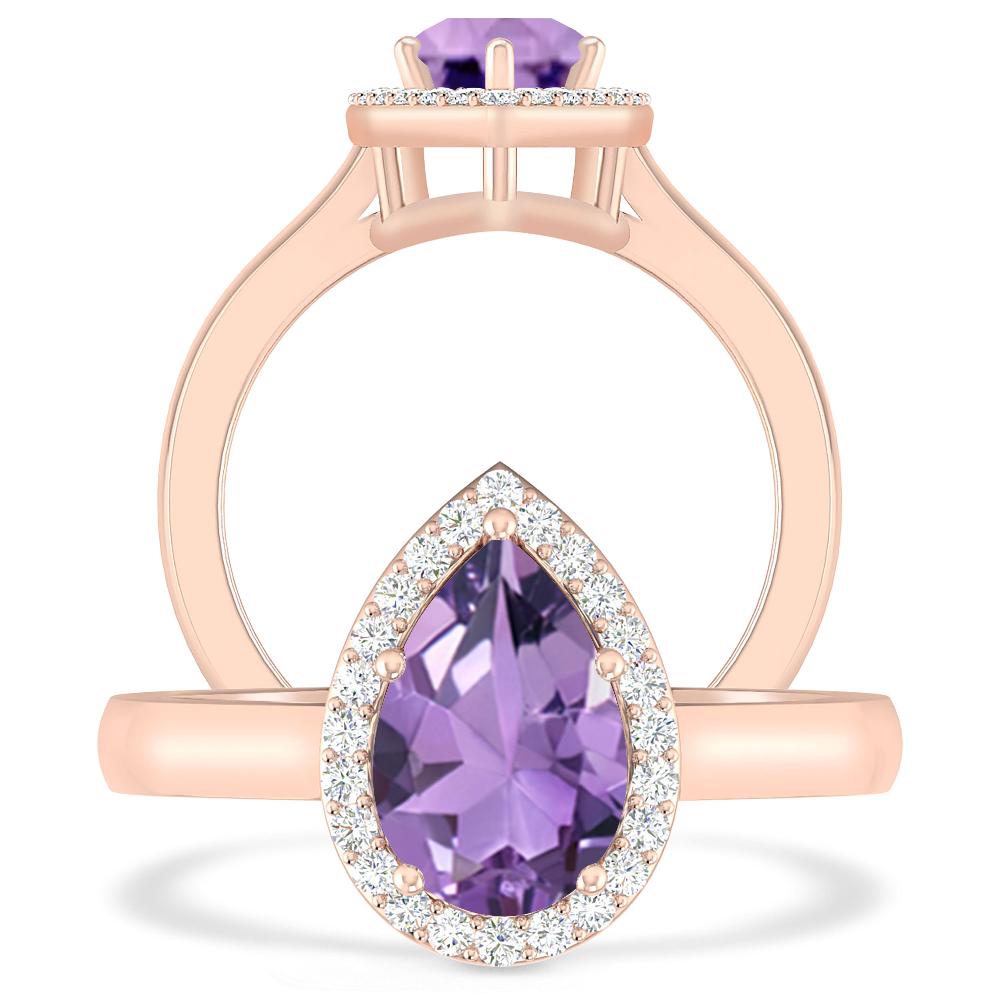 Rose Gold - Amethyst