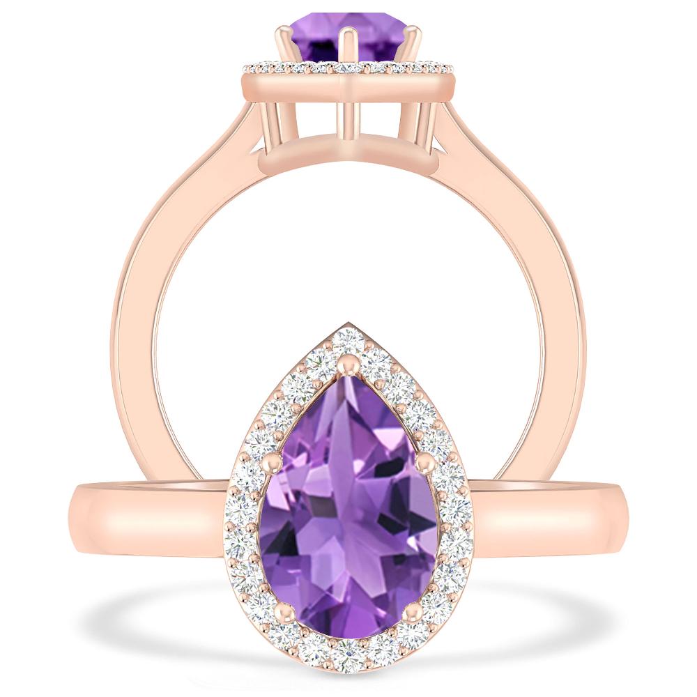 Rose Gold - Amethyst