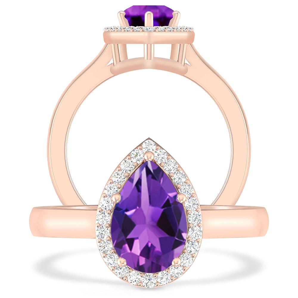 Rose Gold - Amethyst