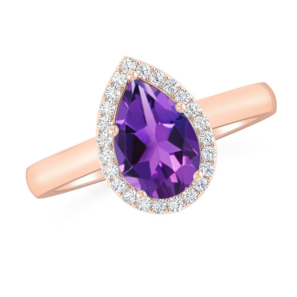 Rose Gold - Amethyst