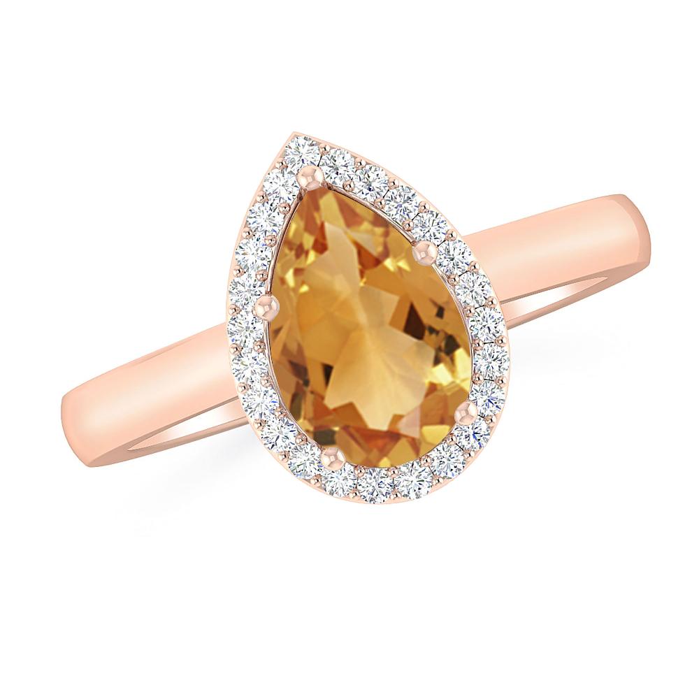 Rose Gold - Citrine
