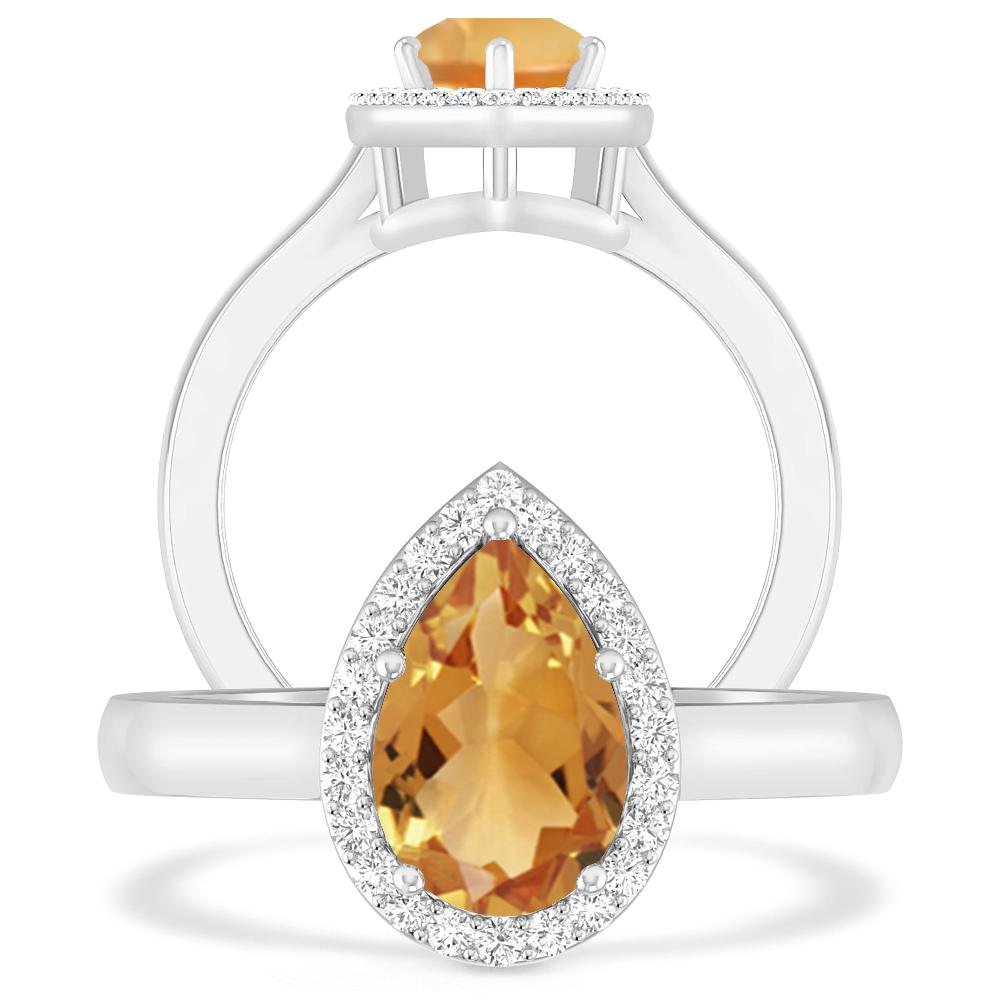 White Gold - Citrine
