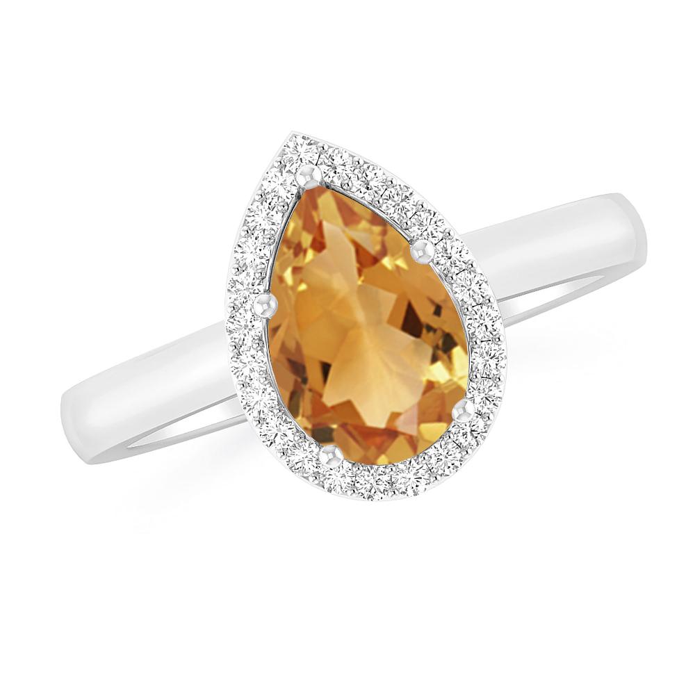White Gold - Citrine