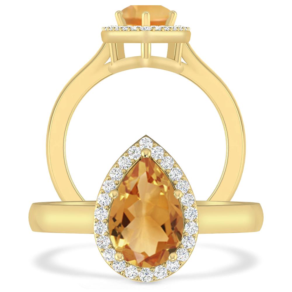 Yellow Gold - Citrine
