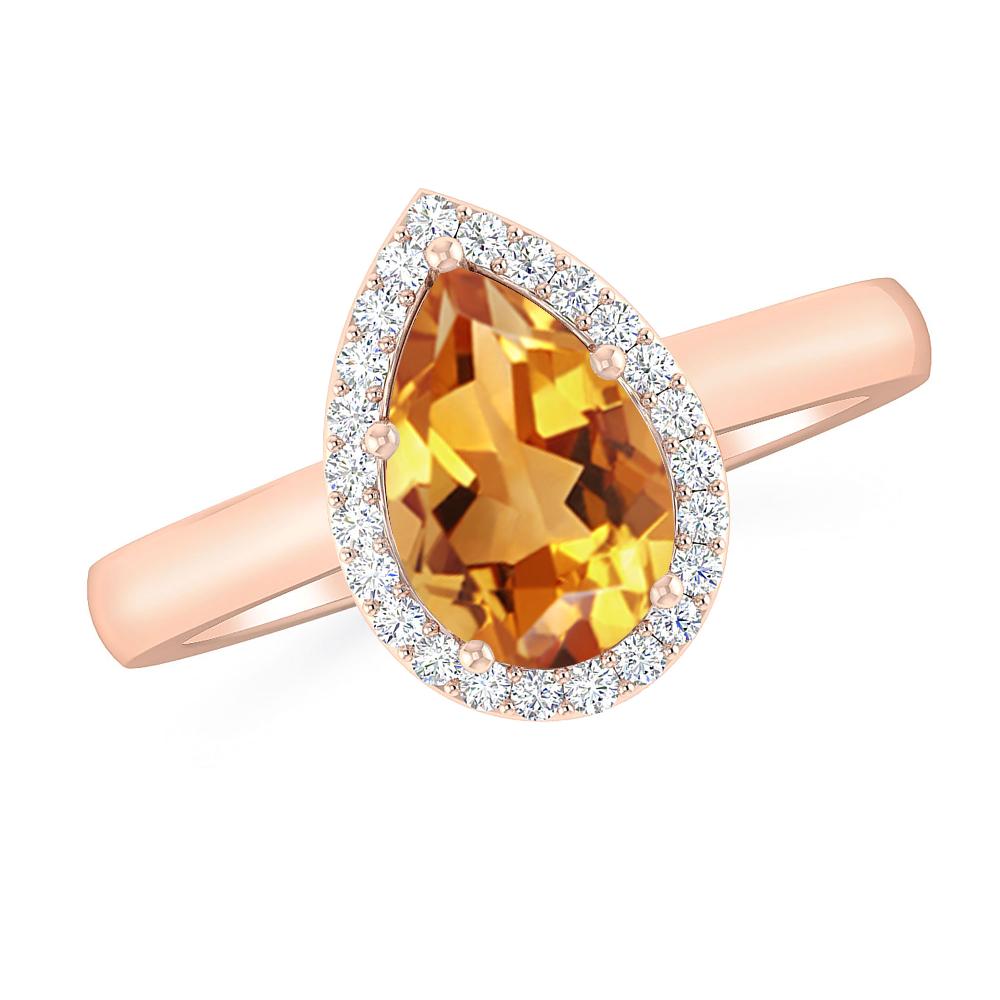 Rose Gold - Citrine