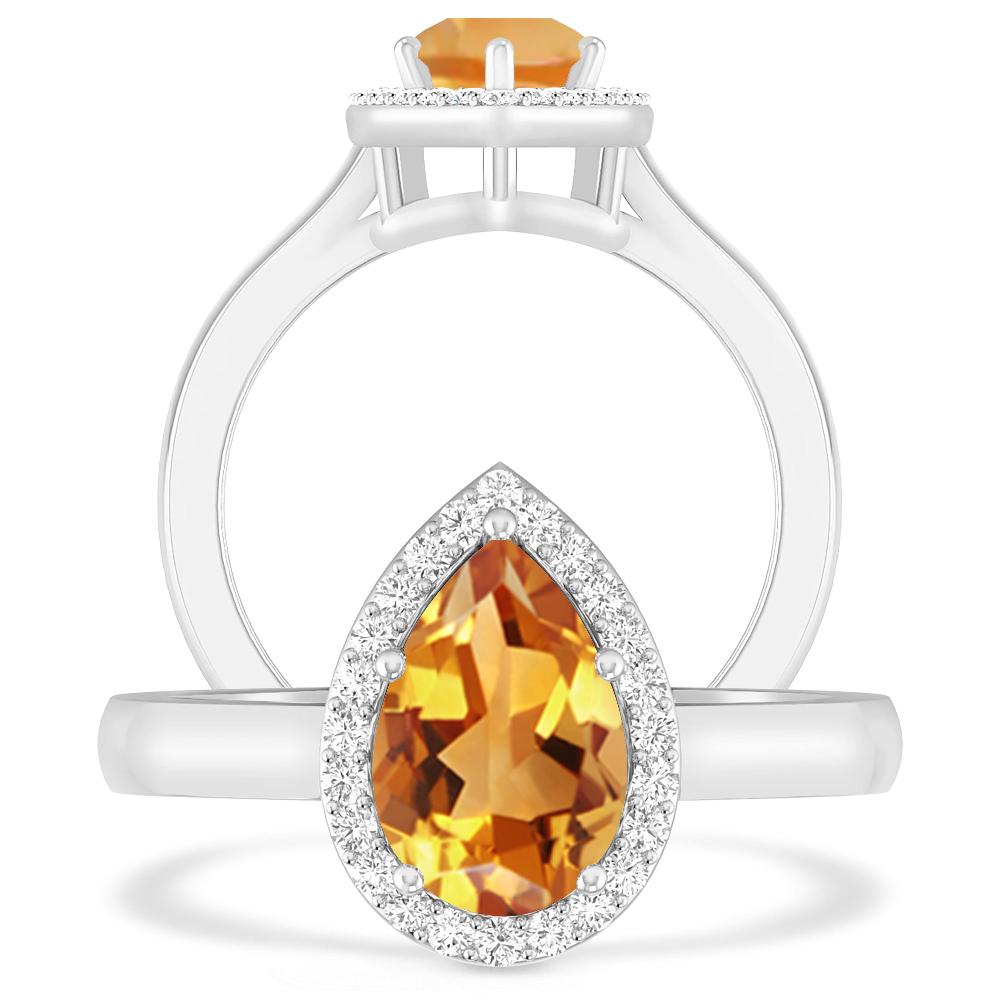 White Gold - Citrine