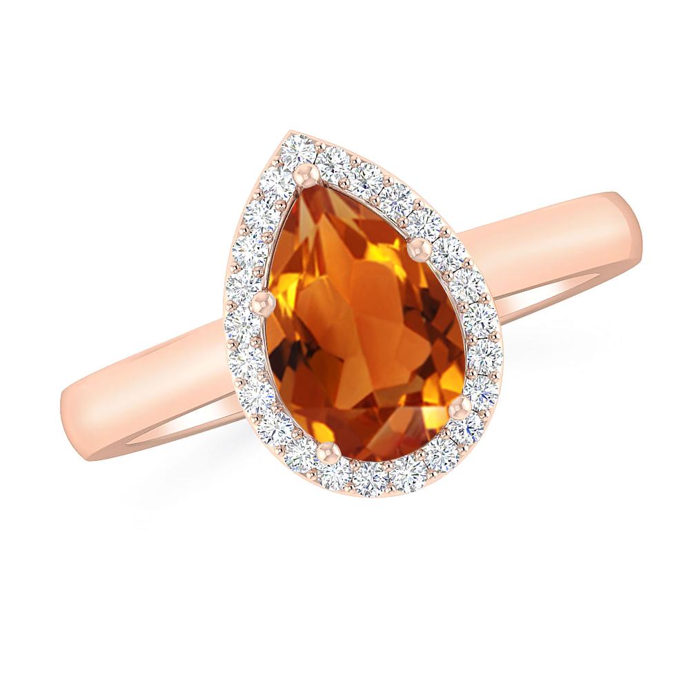 Rose Gold - Citrine