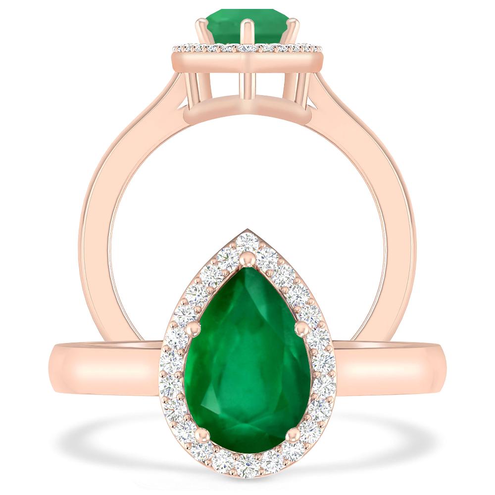 Rose Gold - Emerald