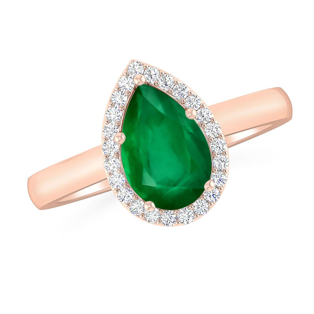 Rose Gold - Emerald