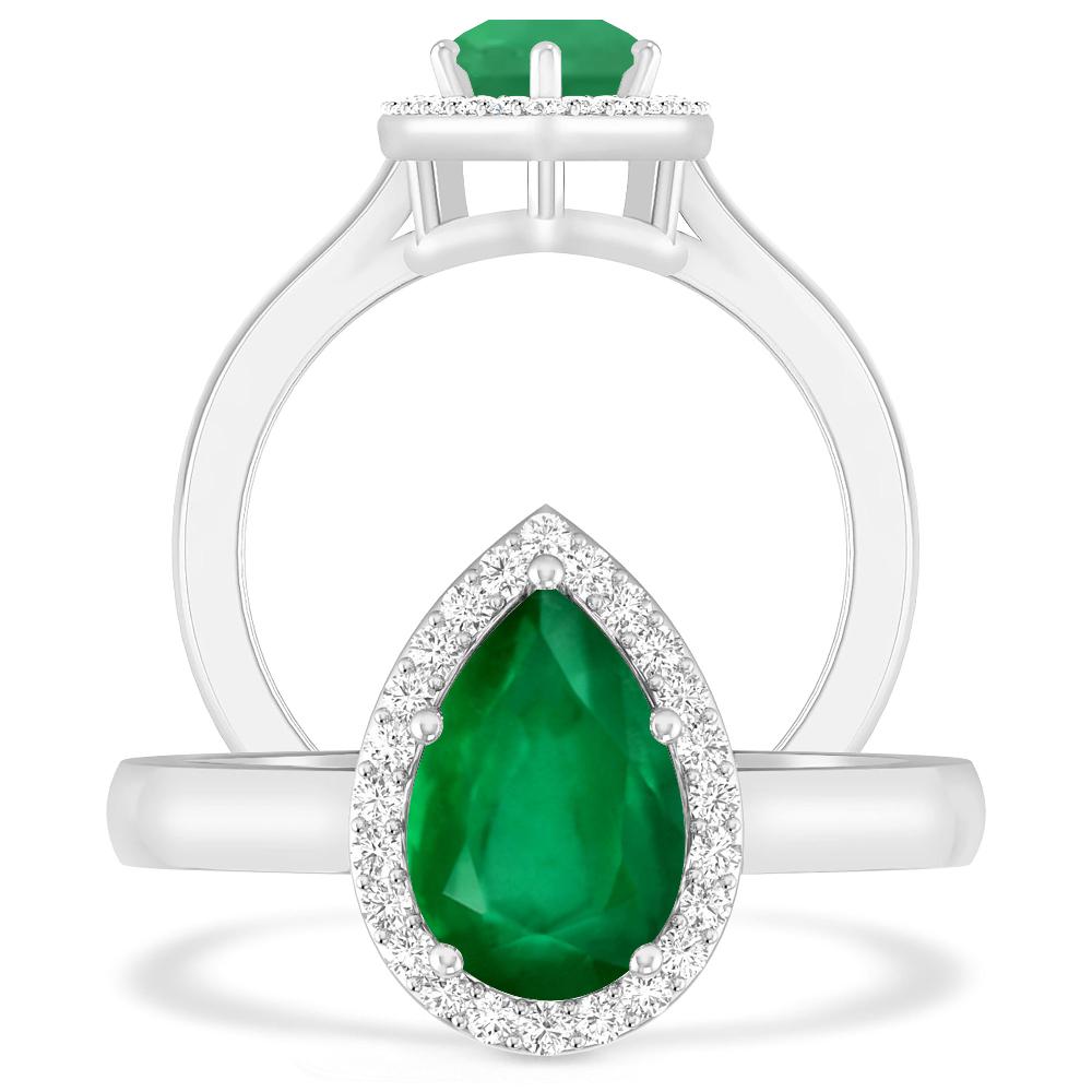 White Gold - Emerald