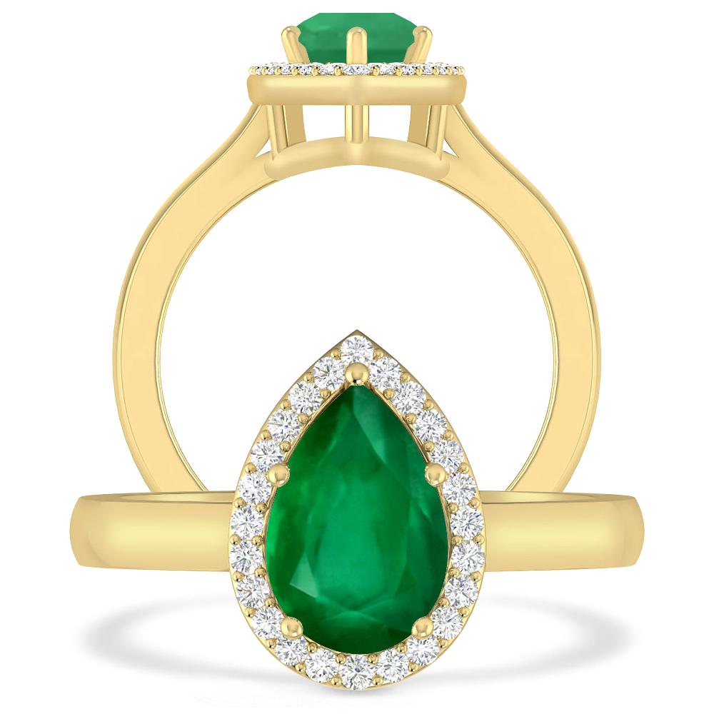 Yellow Gold - Emerald
