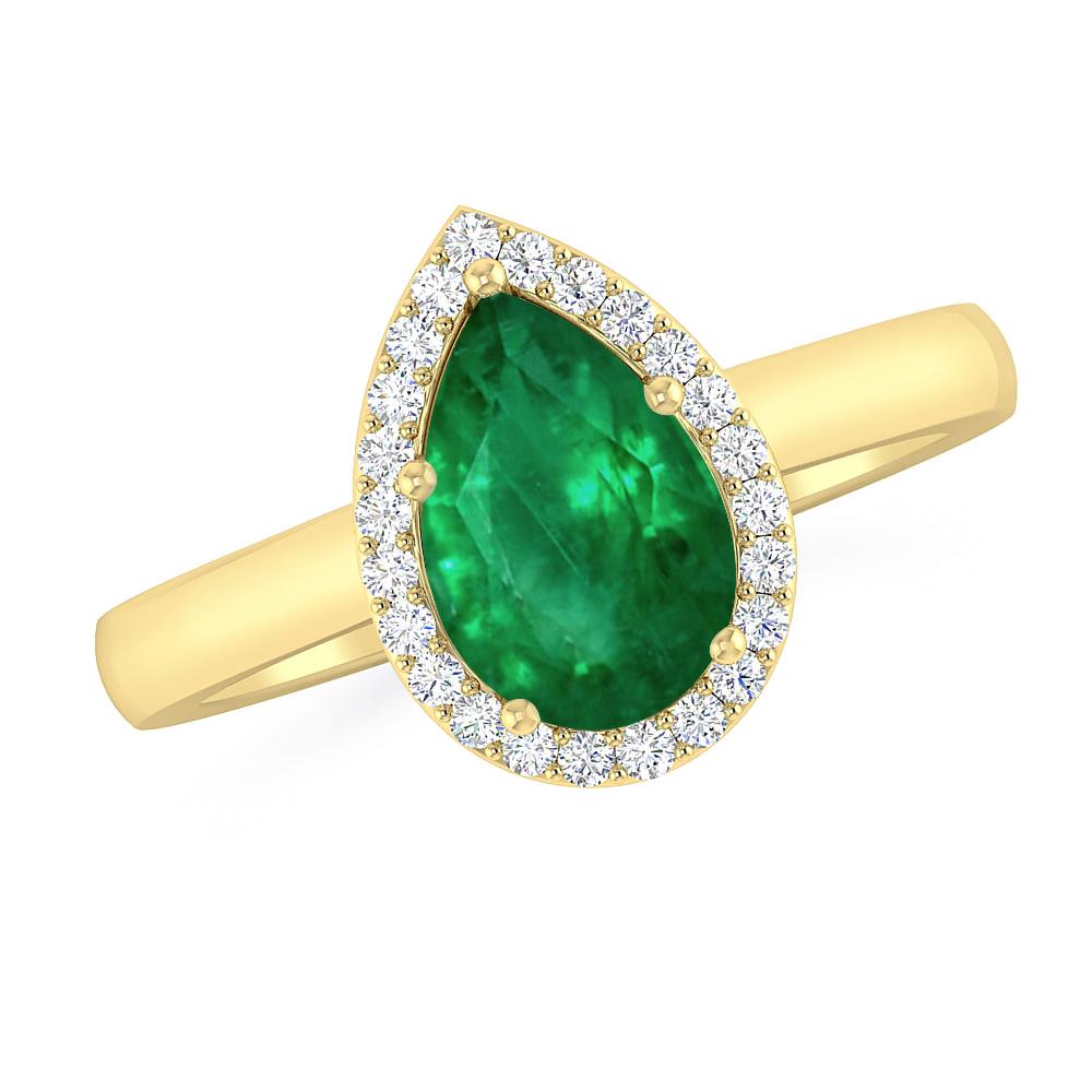 Yellow Gold - Emerald