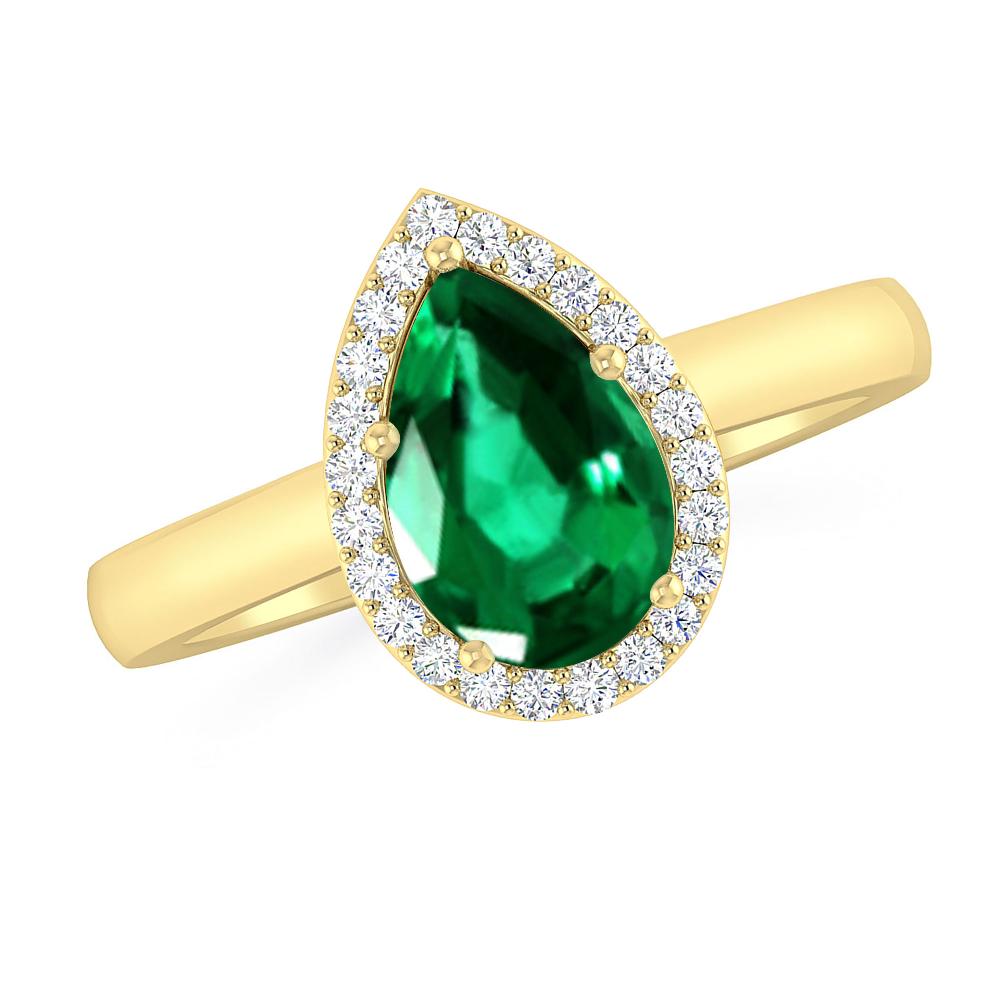 Yellow Gold - Emerald