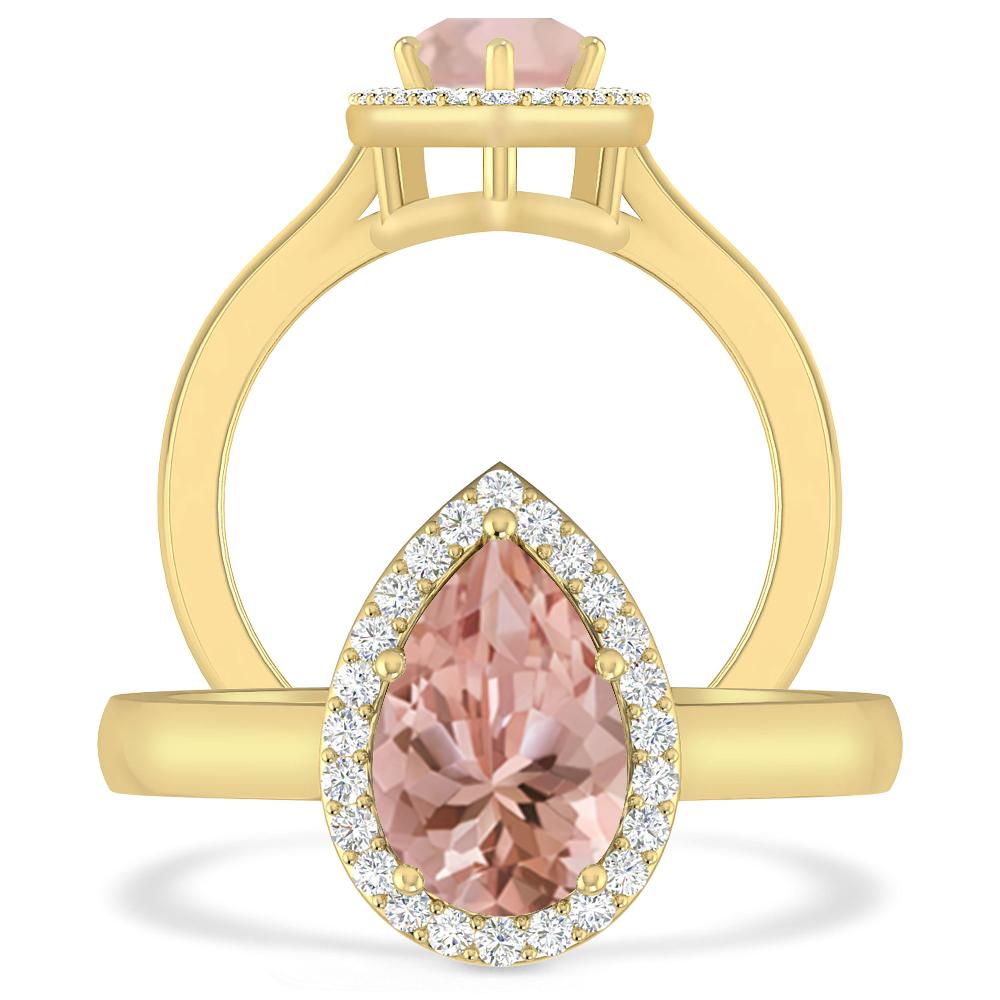 Yellow Gold - Morganite